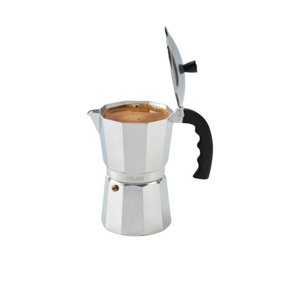IMUSA 9 Cup Cast Aluminum Stovetop Moka Pot